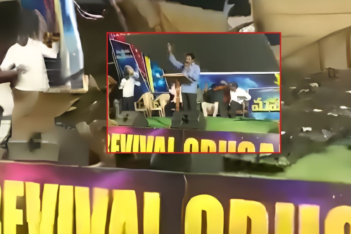 Recuerdan en redes al pastor cristiano que sobrevivió en 2023 cuando le cayó una pantalla LED durante una ceremonia religiosa