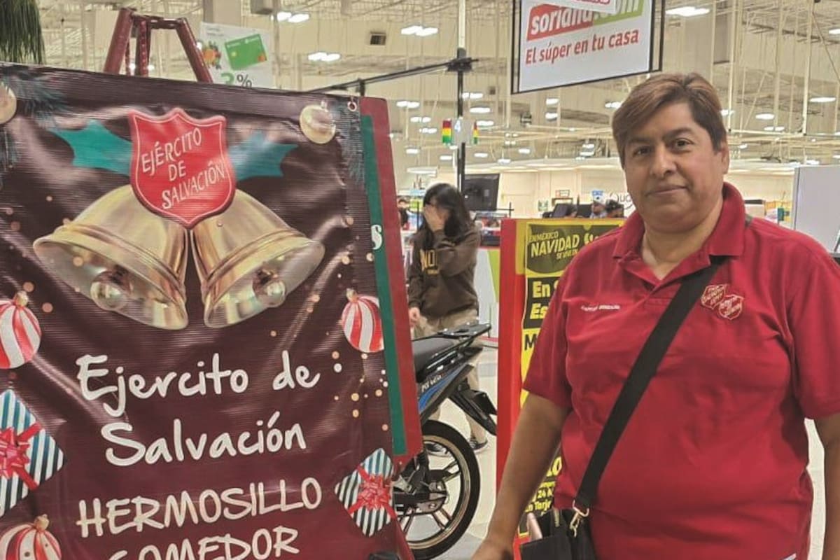 Ejército de Salvación realiza colecta navideña para su comedor infantil en Hermosillo