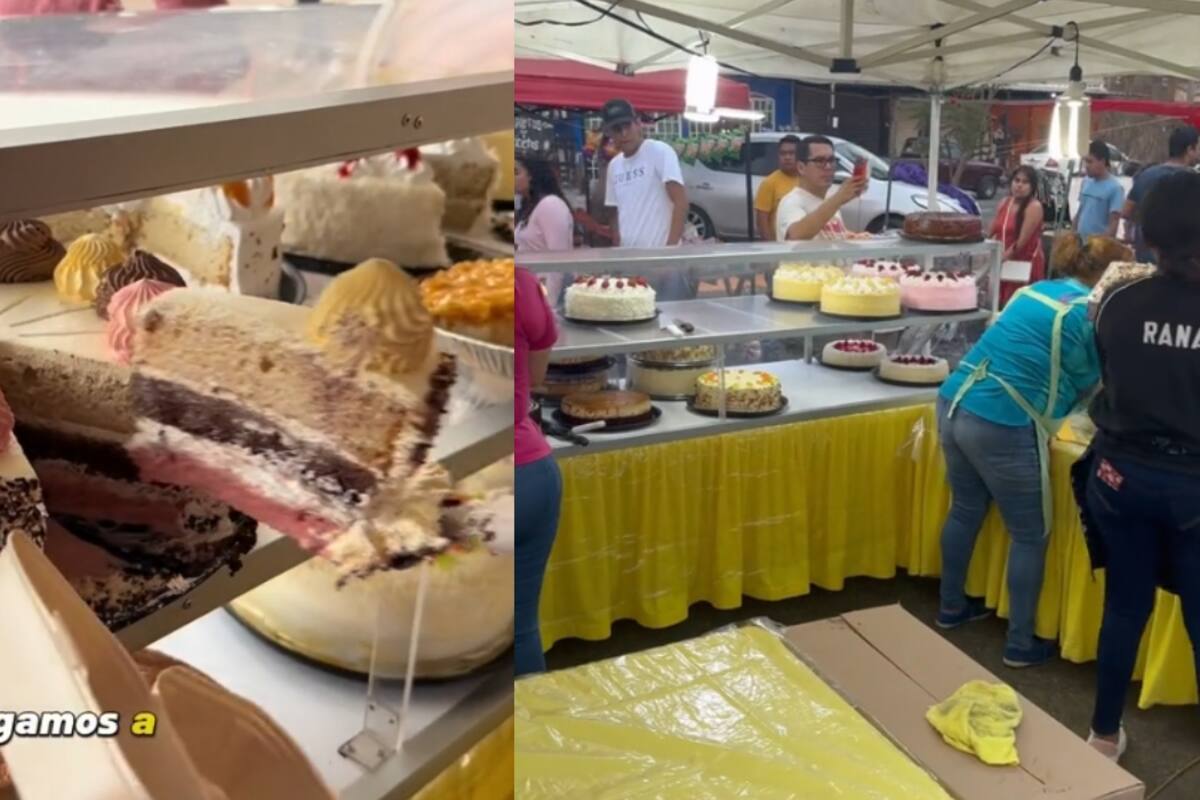 Los famosos pasteles callejeros del tianguis: conoce los pasteles que se han vuelto virales
