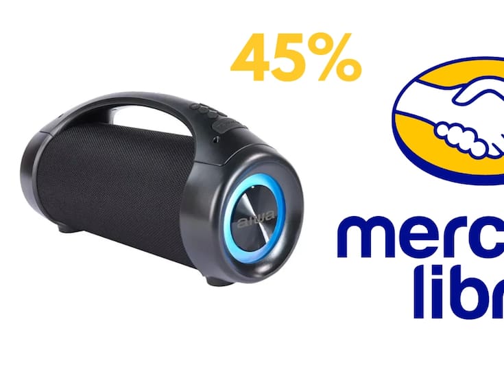 Mercado Libre ofrece bocina Bluetooth portátil con 45% de descuento