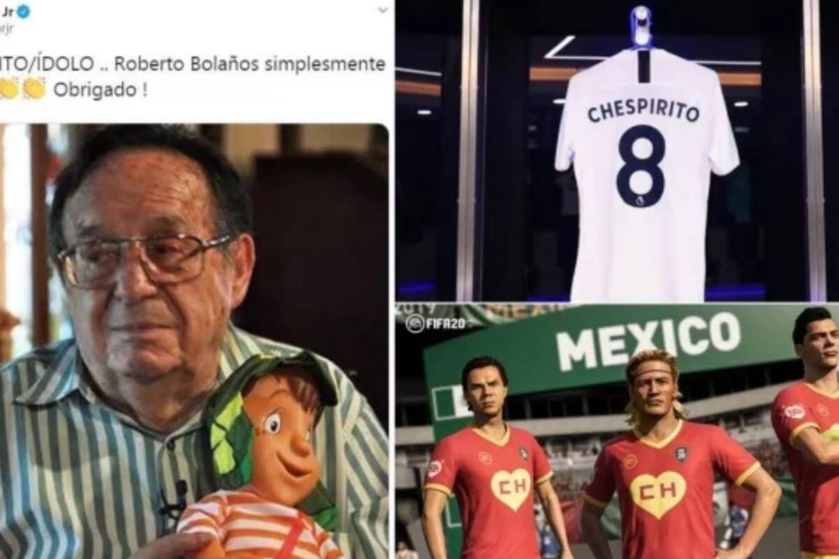 Honran memoria de "Chespirito" en el mundo del futbol