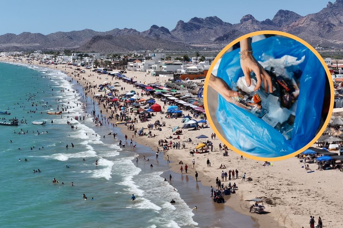 Piden a turistas no dejar residuos en la playa
