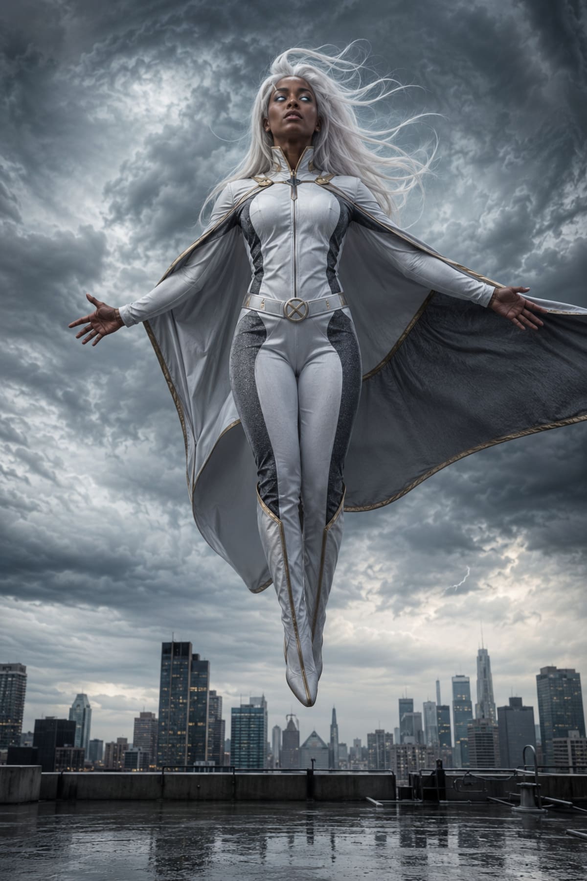 De diosa a líder de los X-Men: así luciría Storm en una versión fotorrealista