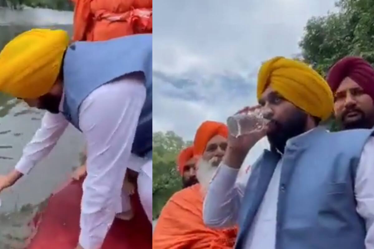 VIRAL: Ministro toma agua de rio "sagrado" para demostrar que está limpia... termina hospitalizado