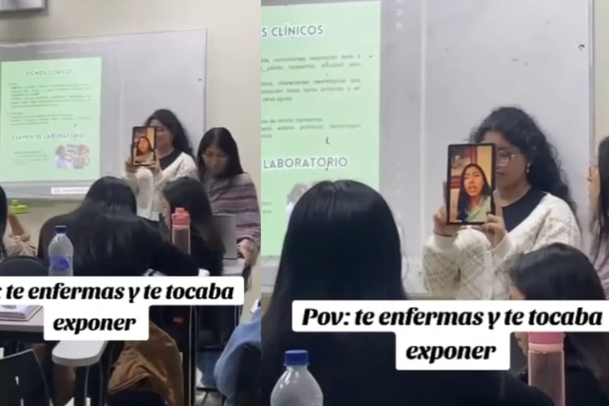 Jóvenes impresionan al lograr que su compañera enferma participe en la exposición escolar