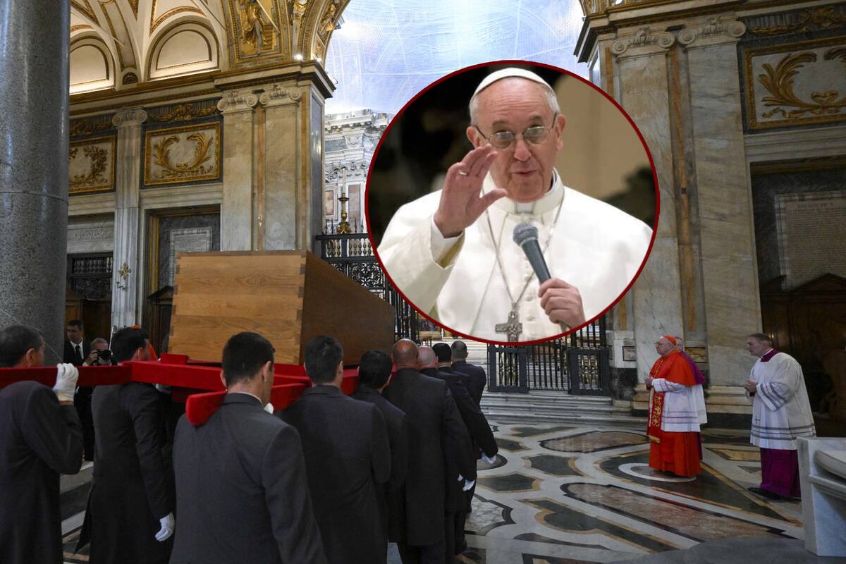 Entierran al Papa Francisco en la basílica de Santa María la Mayor para su descanso eterno