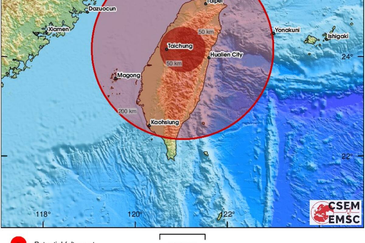 SRE: lamenta pérdidas por sismo en Taiwán y activa protocolo de emergencia para connacionales