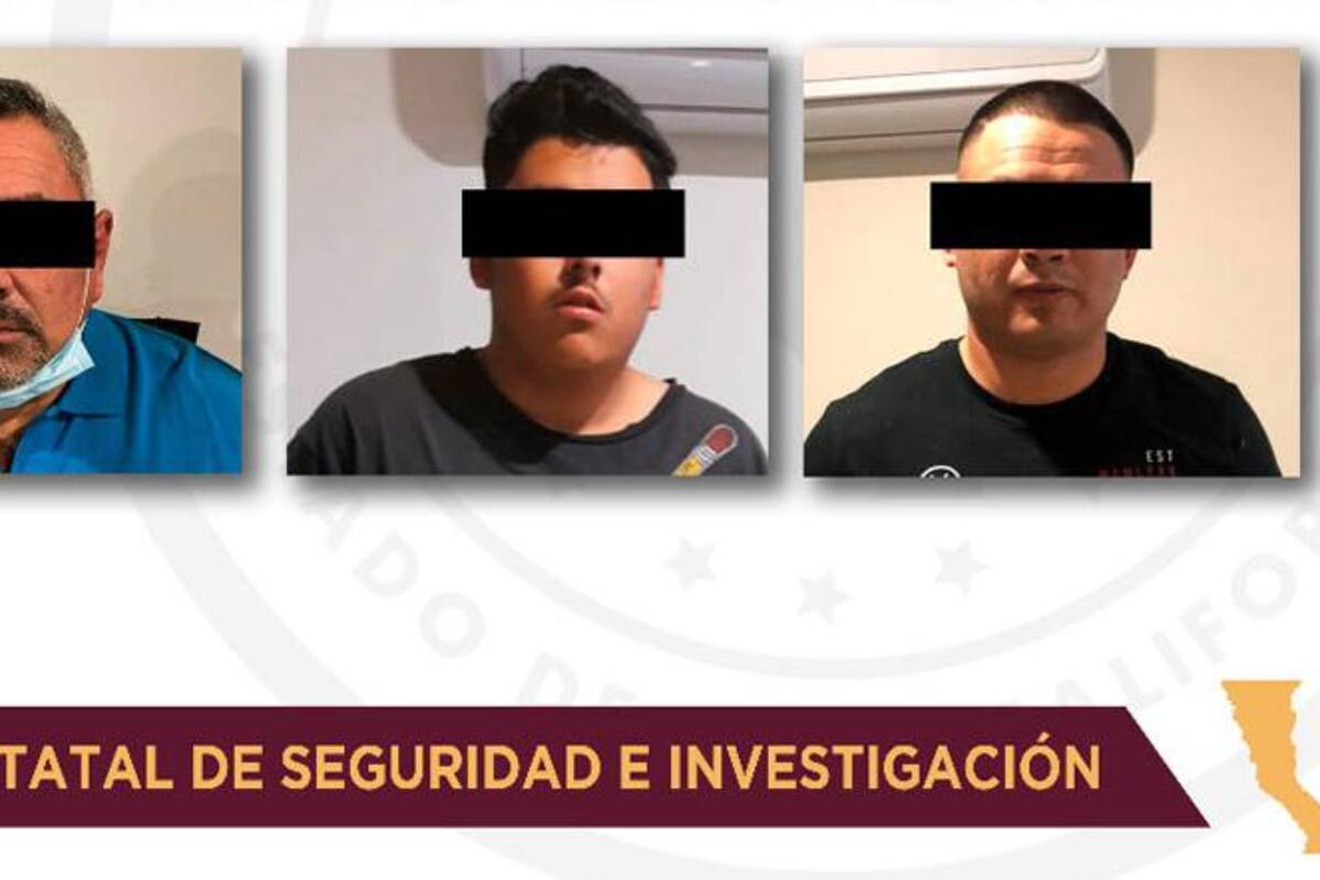 Detiene FGE en Tijuana a tres integrantes de célula criminal