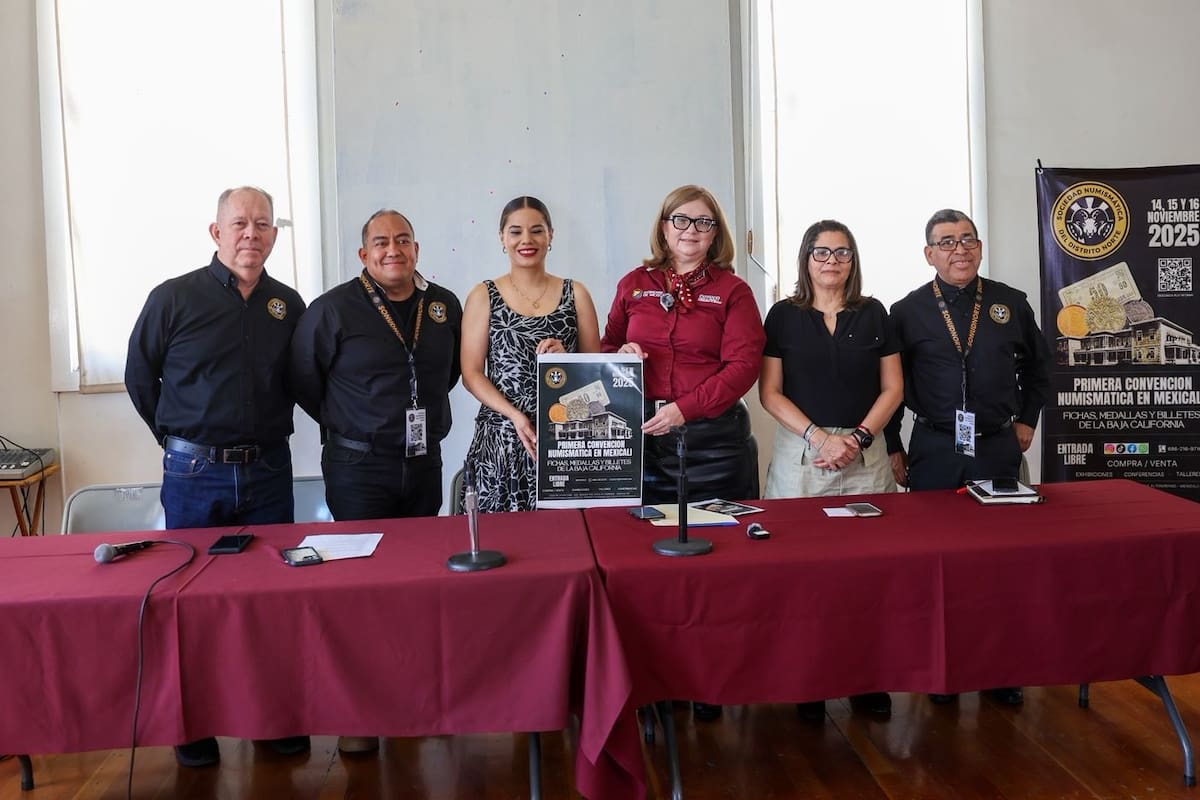 BC tiene gran lugar en piezas de colección: Primera Convención Numismática en Mexicali