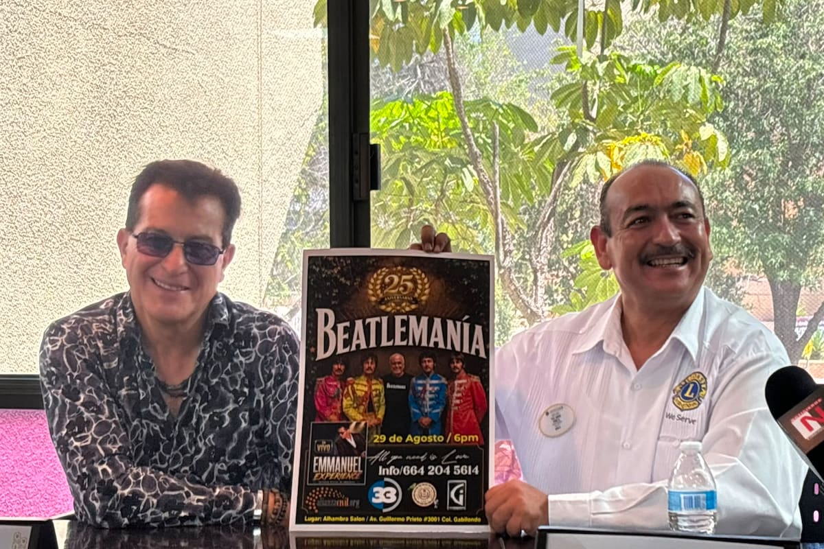 Beatlemania llegará a Tijuana con música, verbena familiar y apoyo al Club de Leones