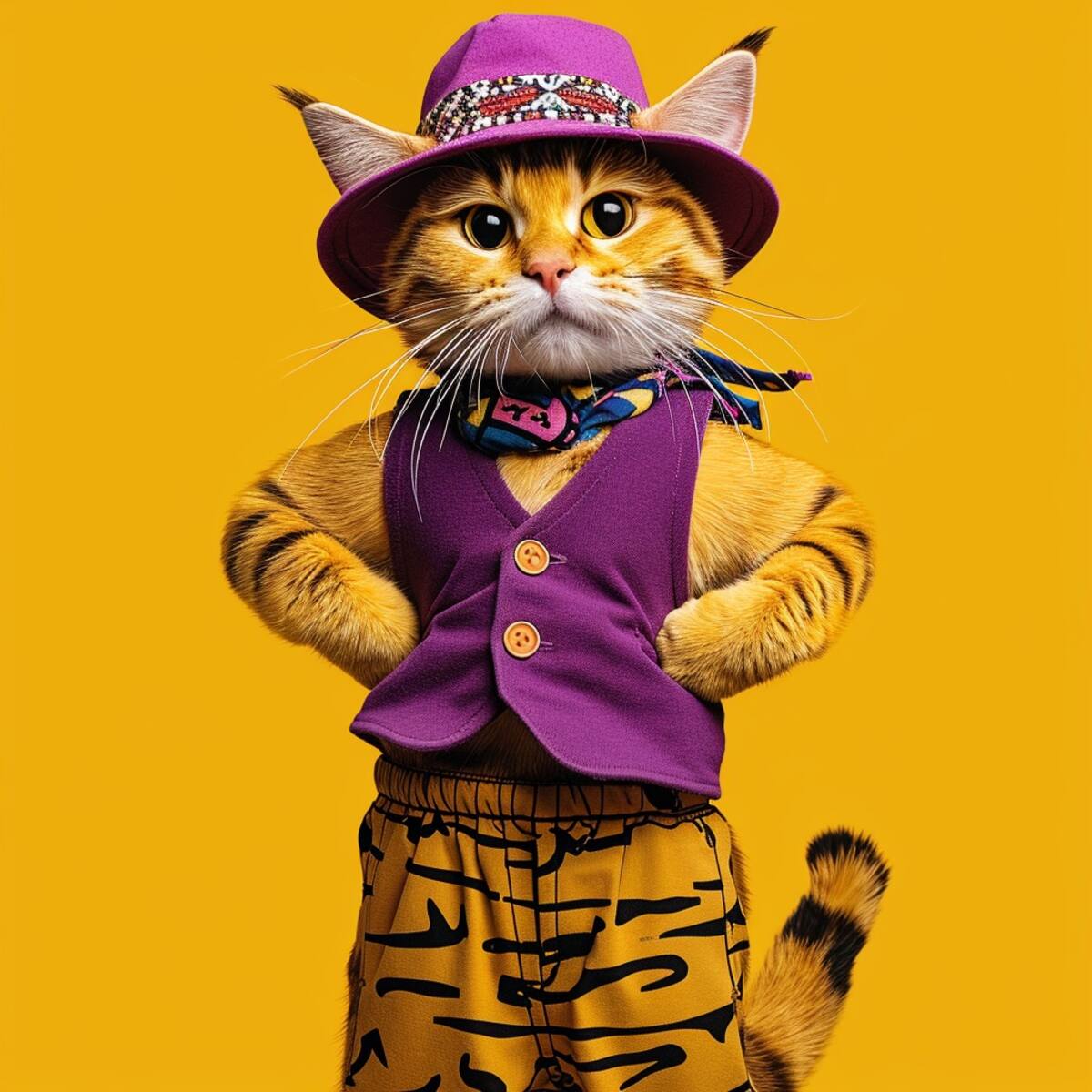 La Inteligencia Artificial de Midjourney ha visualizado a Don Gato, el icónico personaje animado de Hanna-Barbera, de una manera que destila elegancia en la vida real.