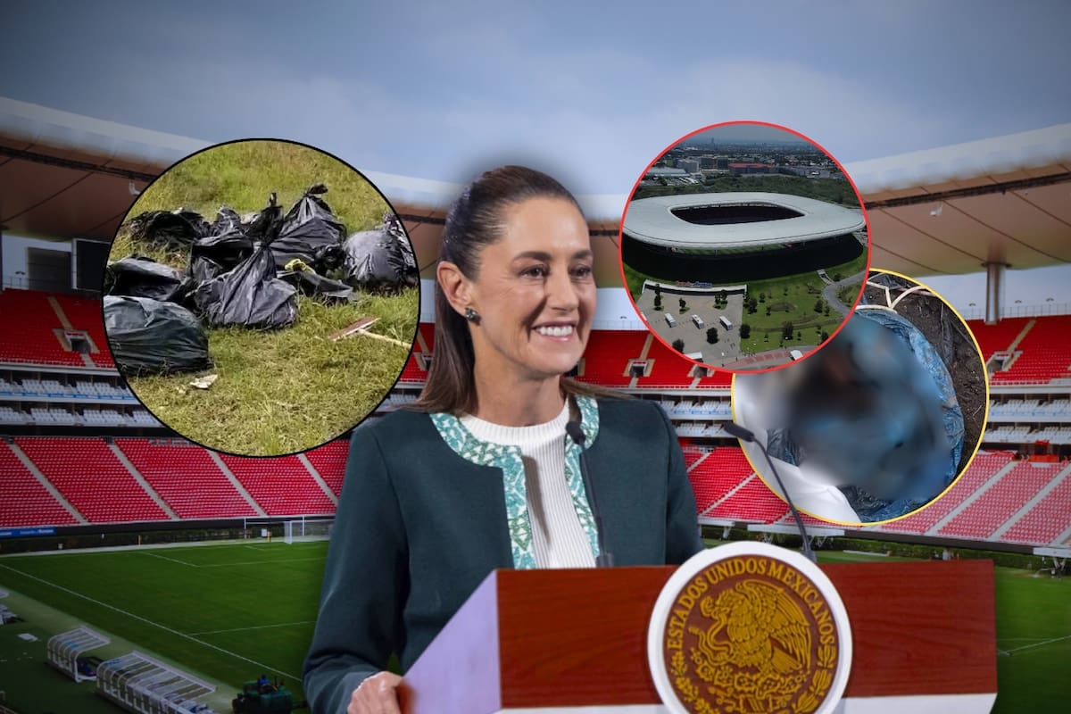 Mientras el gobierno de Sheinbaum aseguró que hay condiciones de seguridad para recibir visitantes en el Mundial 2026, piden no minimizar la crisis de desapariciones tras el hallazgo de 456 bolsas con cadáveres descuartizados cerca del Estadio Akron