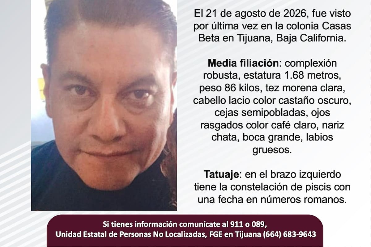 Se busca Ángel Javier Guerrero Méndez de 45 años