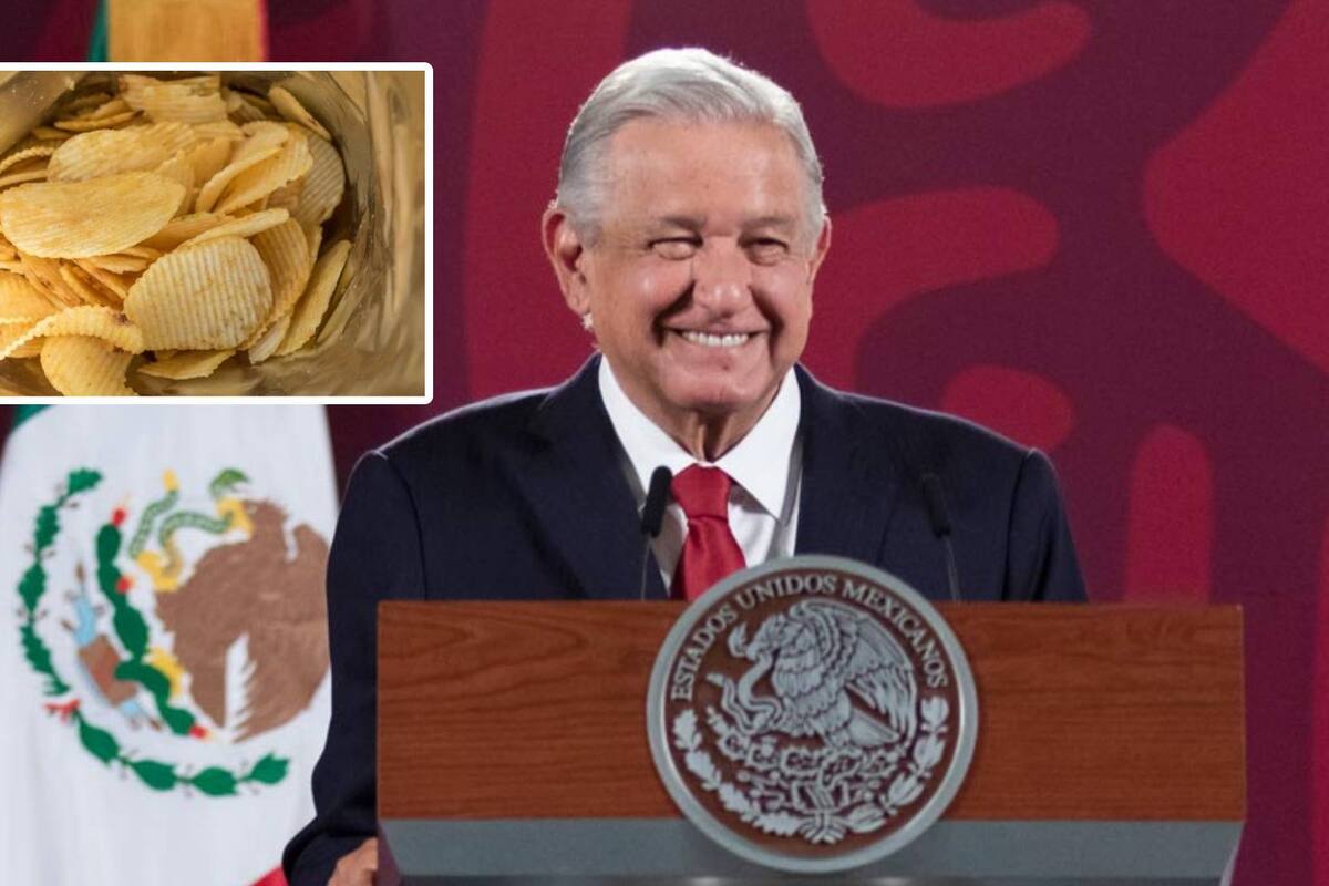 ¿Más papas y menos aire? AMLO se lanza contra alimentos chatarra; recomienda hacerlas caseras