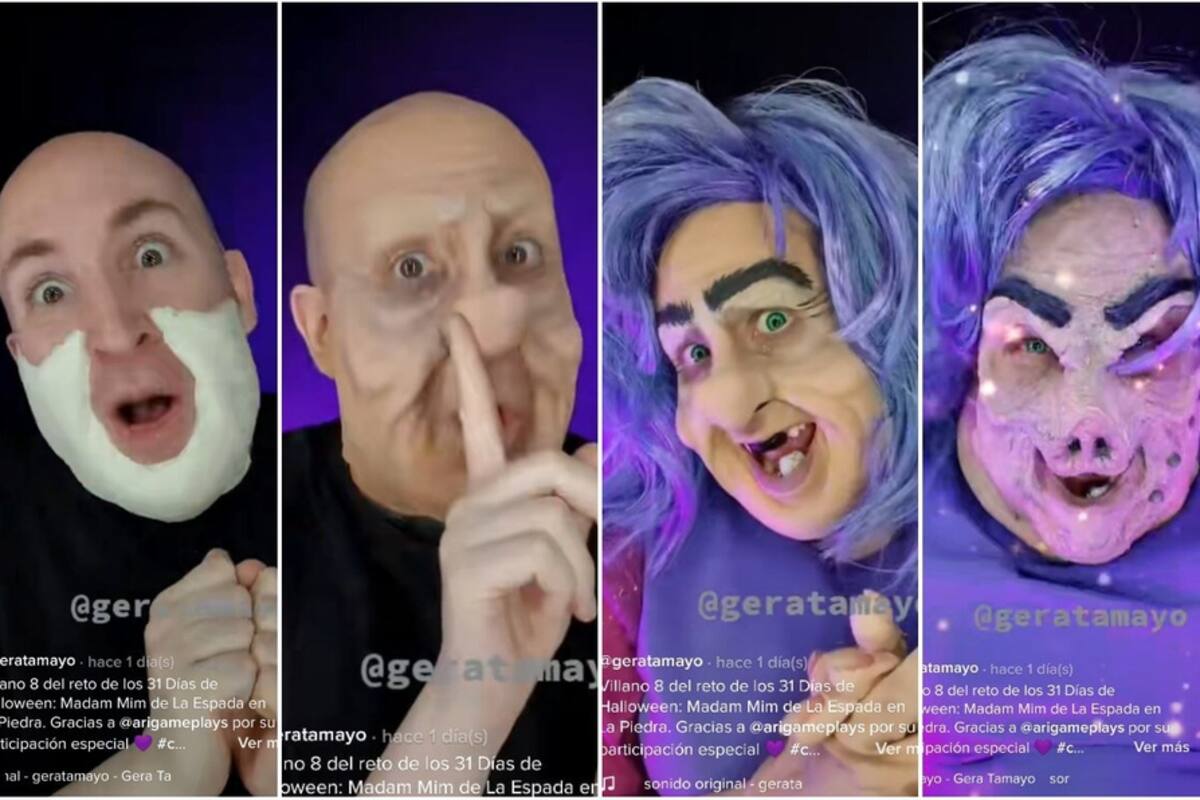 Tiktoker se transforma en 'Madame Mim'; sorprende en redes sociales