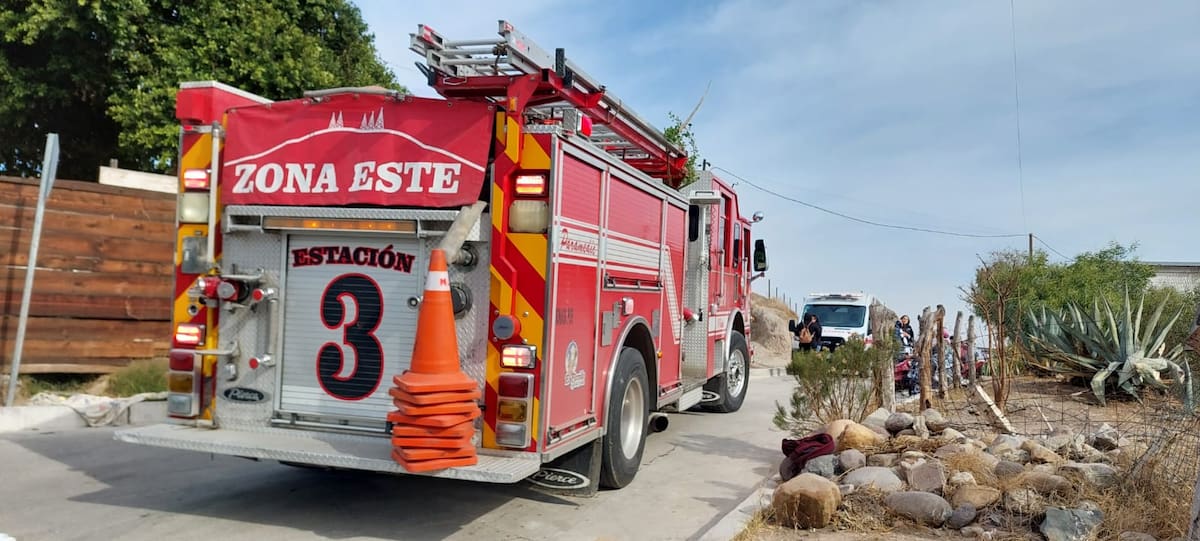 El incendio fue sofocado por elementos de la Dirección de Bomberos.