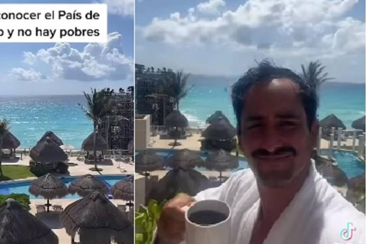 TikTok VIRAL: Extranjero visita Cancún y cree que en México no hay pobres