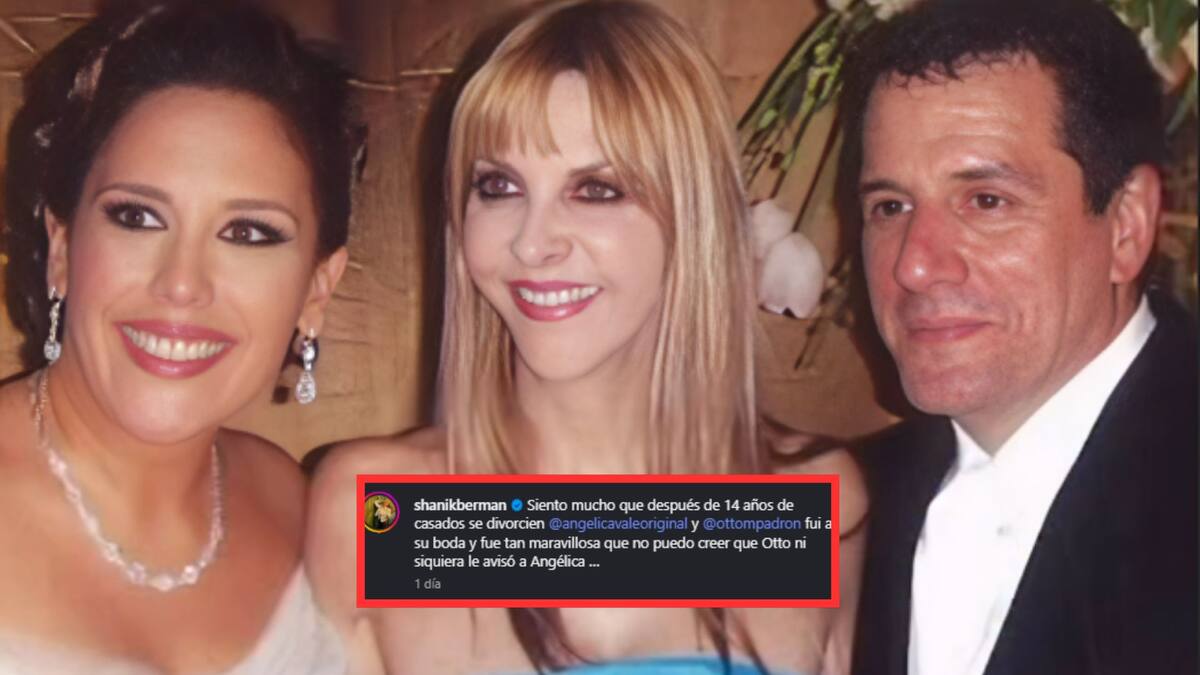 La polémica publicación que compartió Shanik Berman que agrega más leña al fuego al divorcio de Angélica Vale y Otto: “No puedo creer que ni siquiera le avisó”