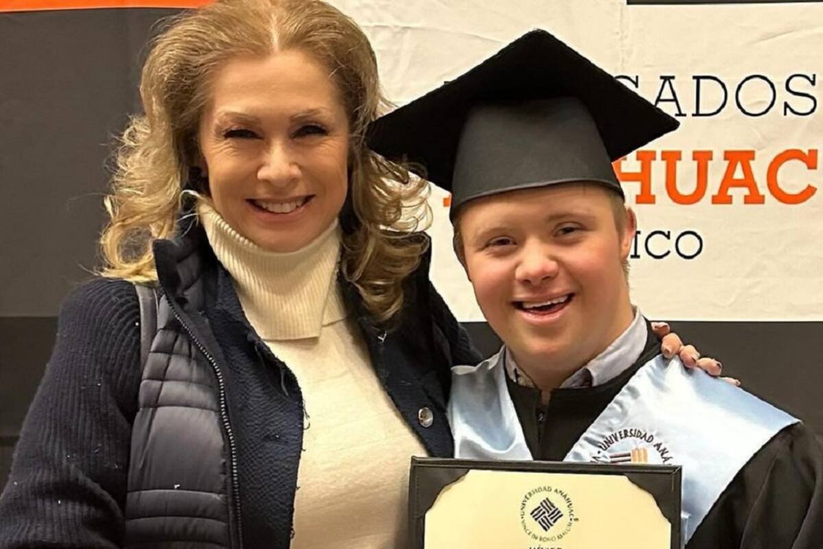 Leticia Calderón celebra el logro académico de su hijo Luciano