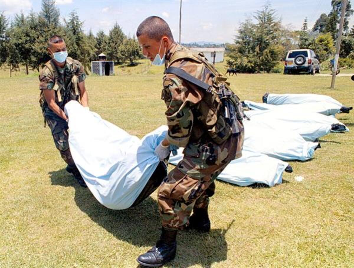 El 27 de enero del 2025 fueron encontrados 13 cuerpos sin vida en una zona rural de la región colombiana del Catatumbo. /Foto: Agencia EFE.