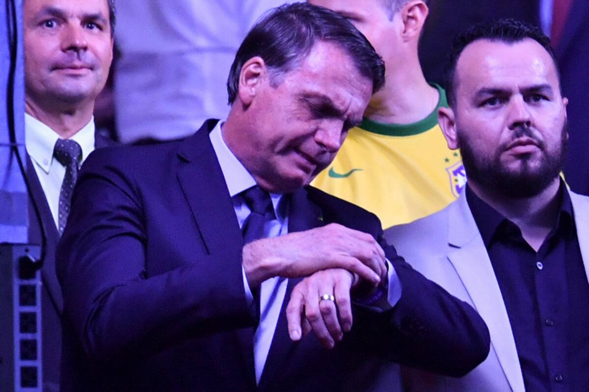 Protestan contra Jair Bolsonaro en plena Copa América