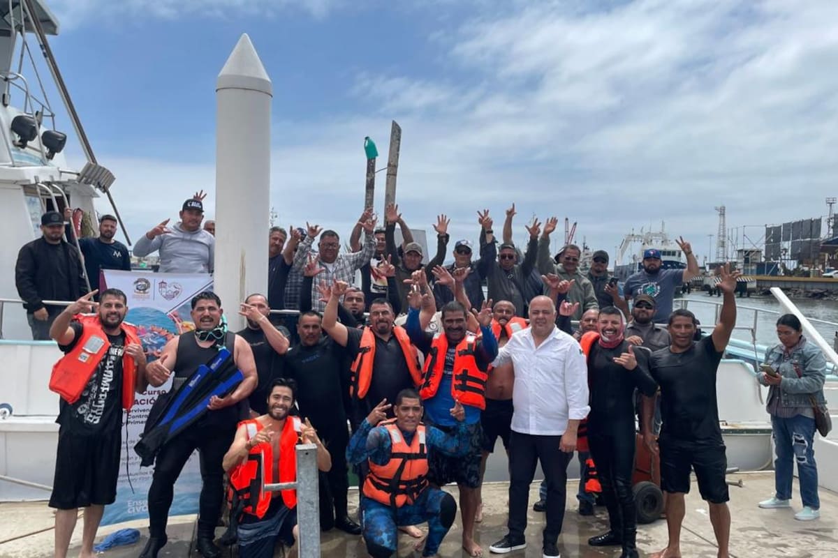 Certifican a pescadores y prestadores de servicios en seguridad y prevención marítima