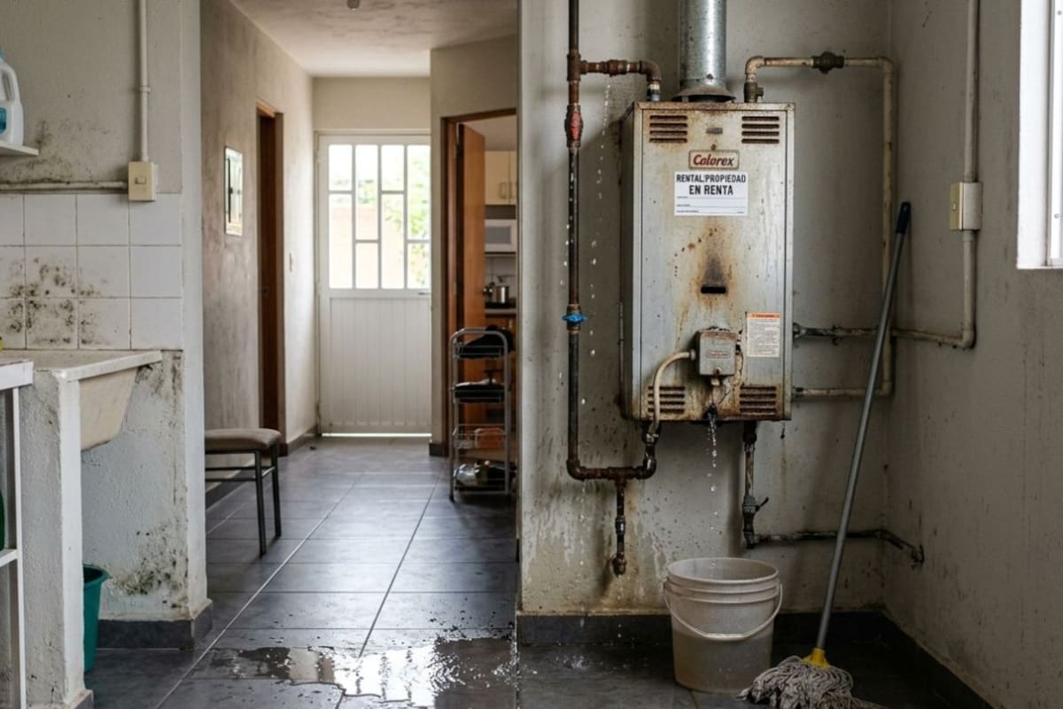 Boiler, fugas y humedad: Quién debe pagar las reparaciones en una casa rentada