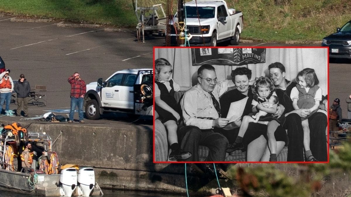 Tras 66 años sin respuestas en la desaparición de la familia Martin en 1958, pruebas de ADN confirman que los restos en el vehículo hallado en río de Oregón les pertenecen y el caso se resuelve sin evidencia de delito