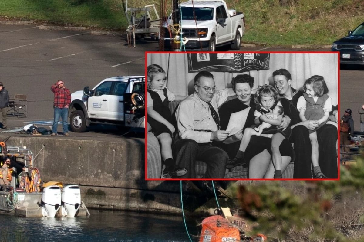 Tras 66 años sin respuestas en la desaparición de la familia Martin en 1958, pruebas de ADN confirman que los restos en el vehículo hallado en río de Oregón les pertenecen y el caso se resuelve sin evidencia de delito
