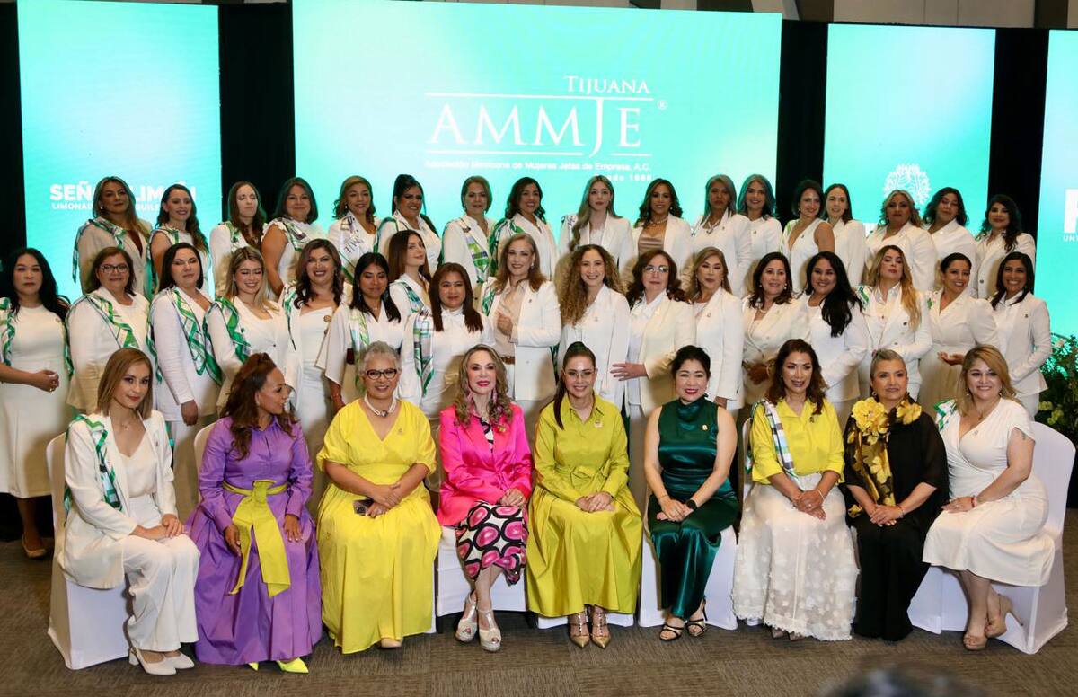 La toma de protesta del consejo directivo de la Asociación Mexicana de Mujeres Jefas de Empresa en Tijuana (Ammje) se realizó en las instalaciones del Hotel Quartz en Zona Río.