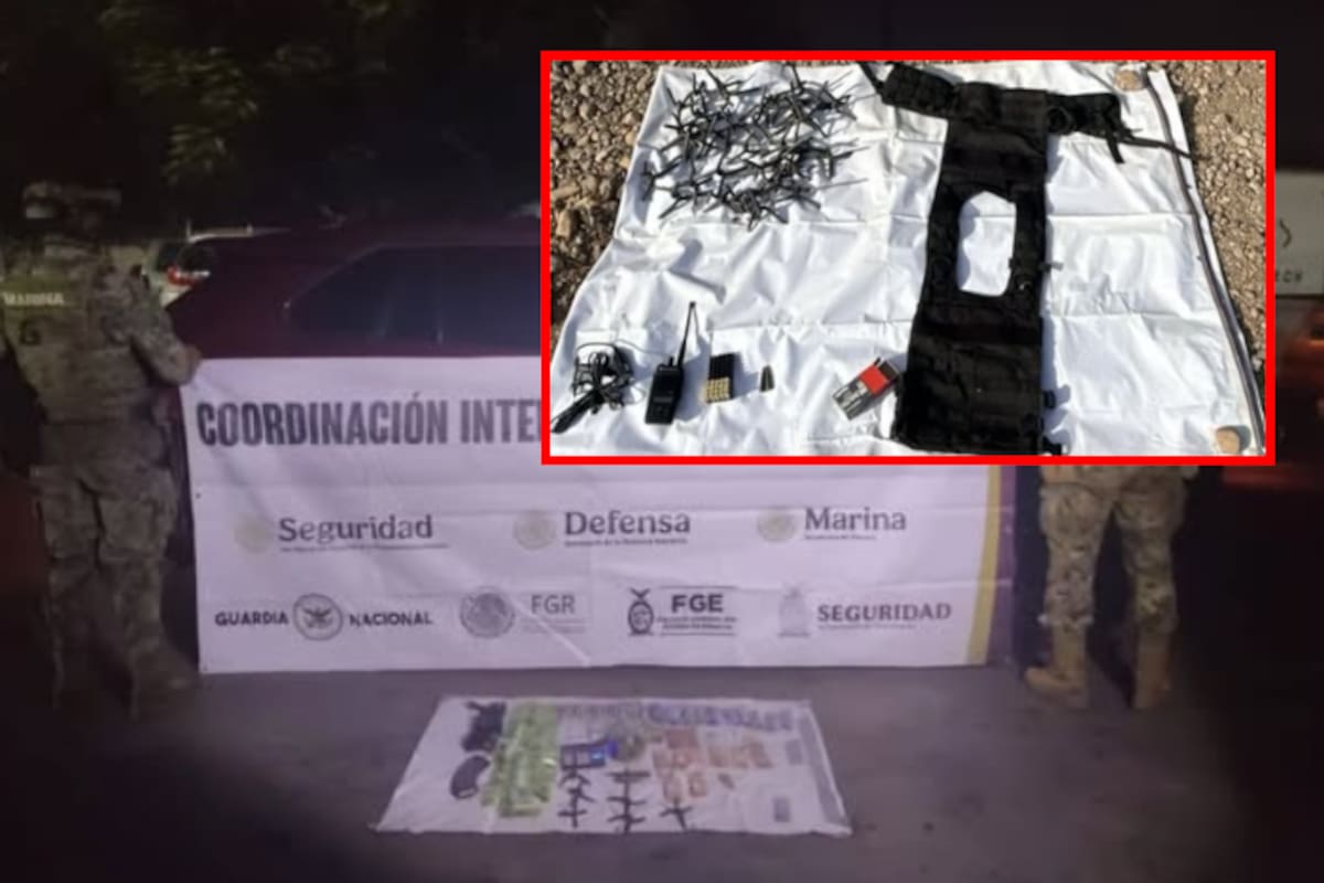 Aseguran vehículos, cartuchos, droga y ponchallantas en operativo en Navolato