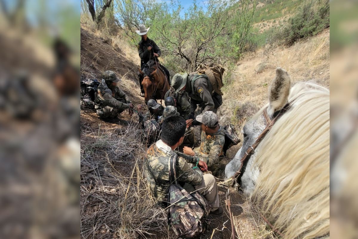 Detienen en Arizona a cinco migrantes mexicanos con antecedentes penales