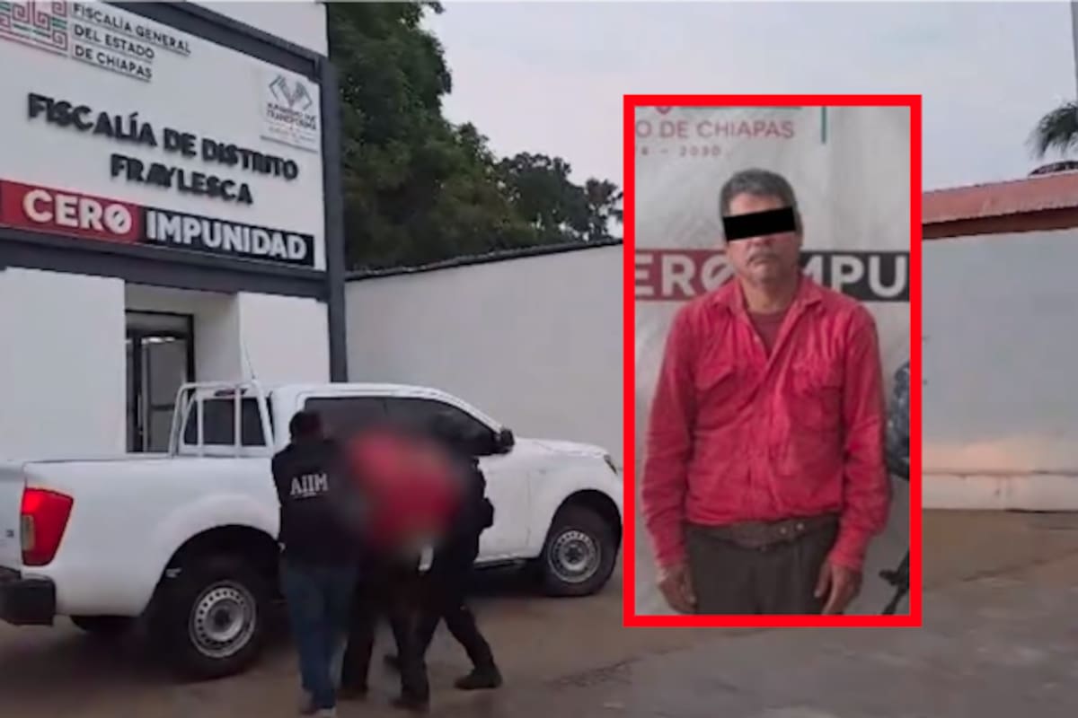 Cae presunto violador de menor de edad en Chiapas: fue detenido tras cuatro años de impunidad