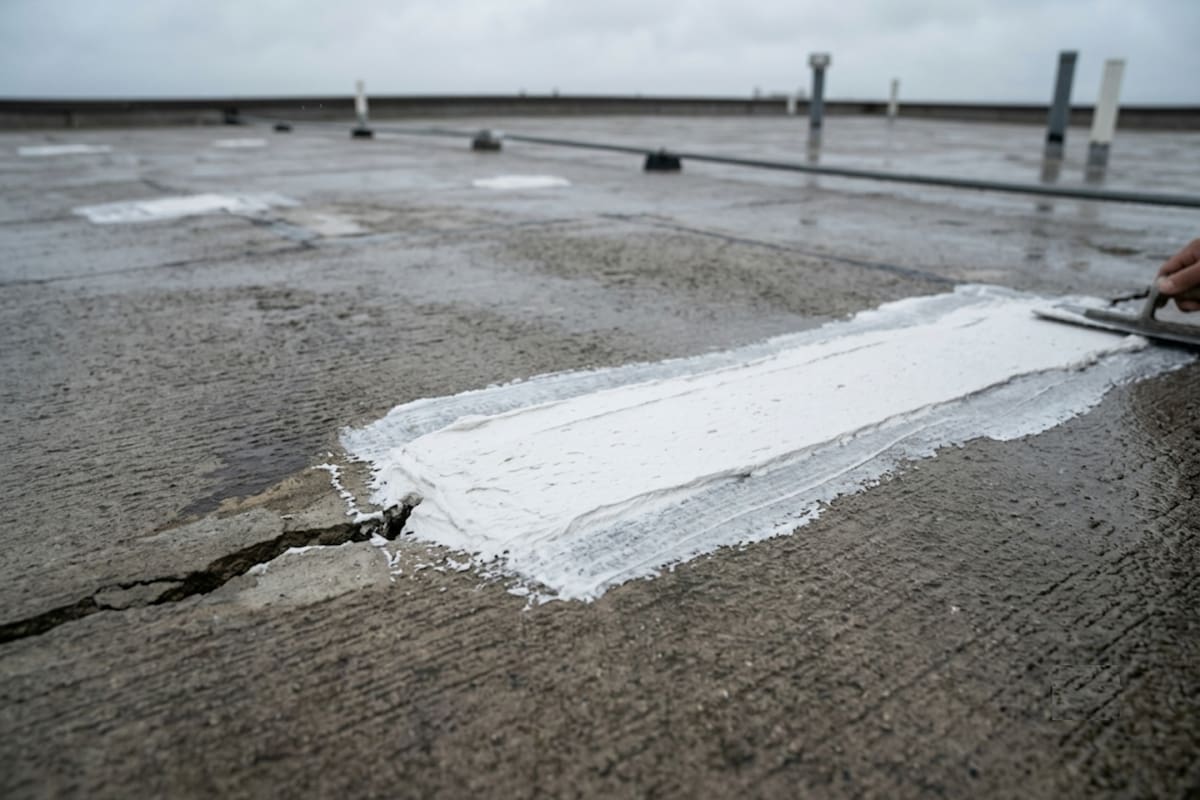 El resanador plástico que se aplica directo sobre la grieta, resiste la lluvia y se ha vuelto una solución práctica contra goteras y humedad en techos