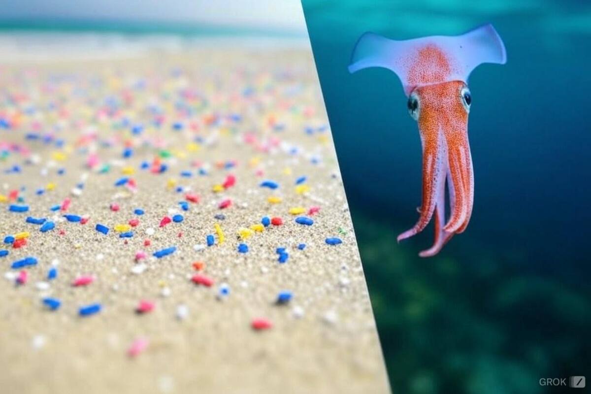 Microplásticos podrían ser eliminados gracias a un filtro creado con hueso de calamar y algodón