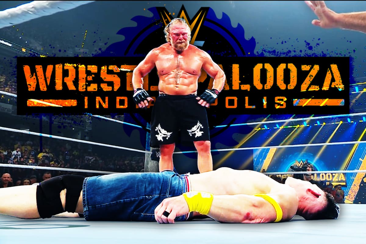 ¡A dormir! Brock Lesnar destroza a John Cena en Wrestlepalooza