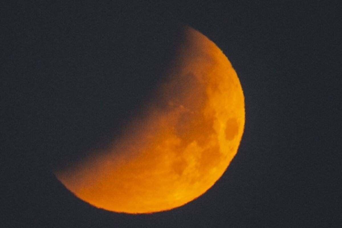 Superluna de sangre: así se vio el rarísimo fenómeno que tiñó a la luna de rojo