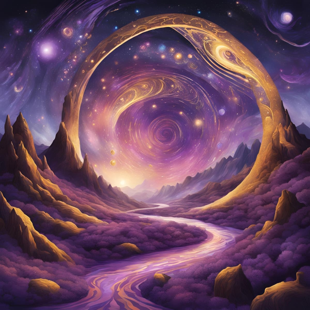 Salto cuántico. Foto: Hecha con IA