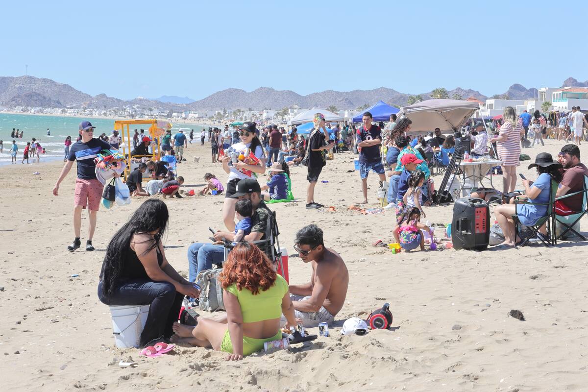 El megapuente fue una excelente oportunidad para que vacacionistas disfrutaran de la tranquilidad de Bahía de Kino.