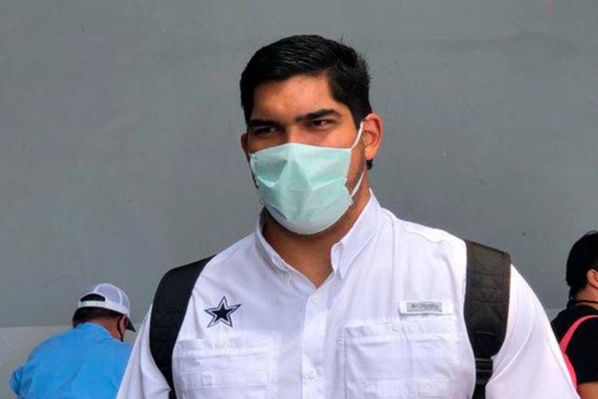 Isaac Alarcón listo para reportar al campo de entrenamiento de los Vaqueros