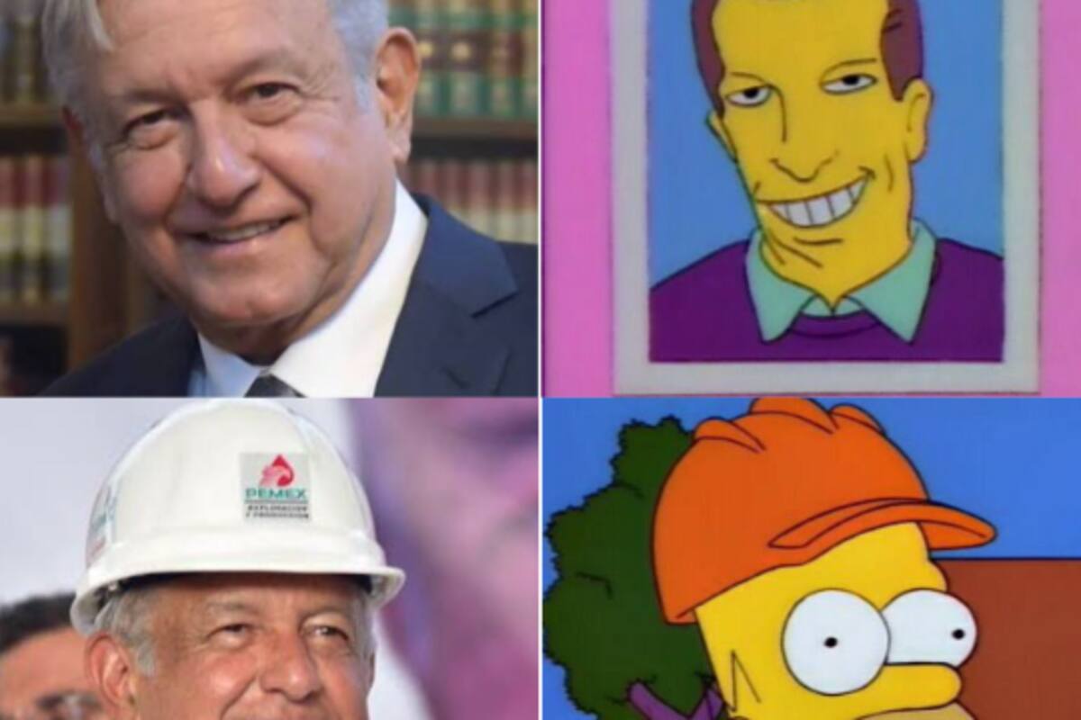 ¿Los Simpson lo predijeron? Así se vería AMLO a cuatro años de gobierno según un hilo de Twitter