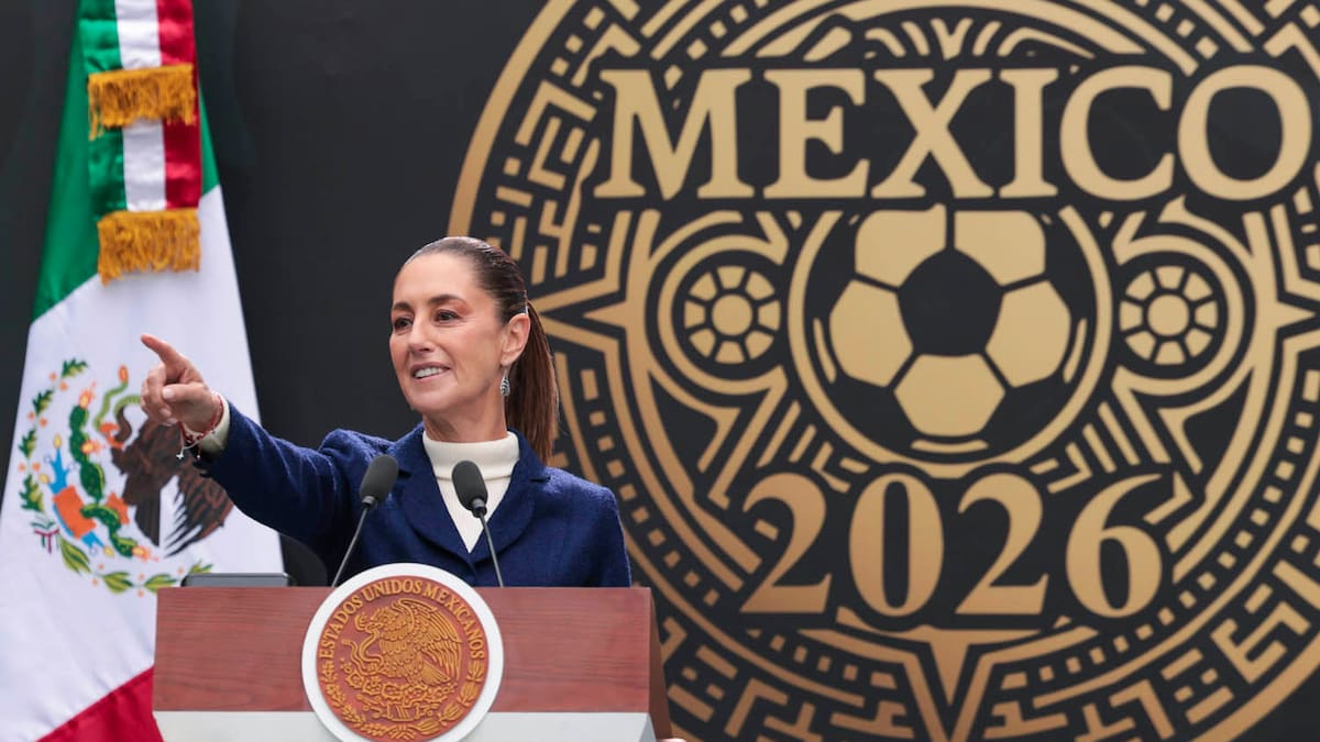 Sheinbaum condiciona su asistencia al Fan Fest del Zócalo durante la inauguración del Mundial 2026 a por protestas de la CNTE