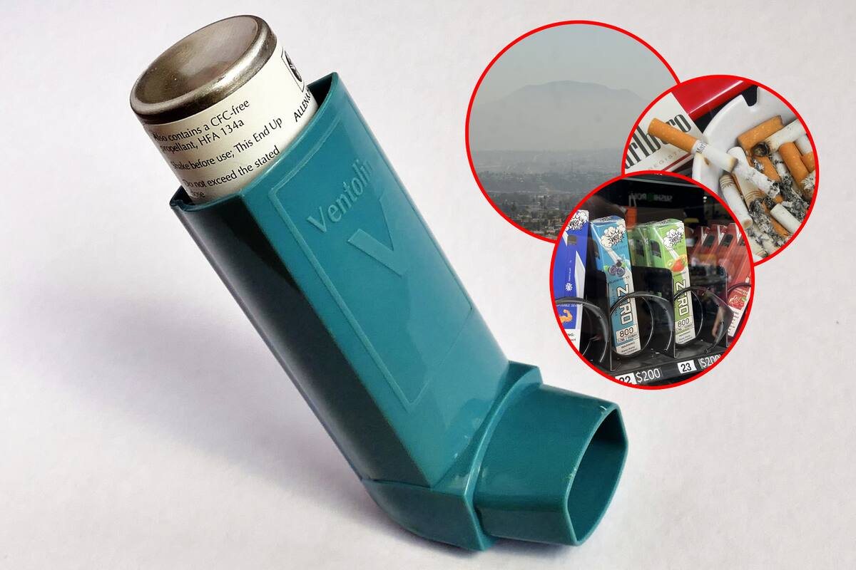 Aumentan enfermos de asma por contaminación, tabaco y ‘vape’