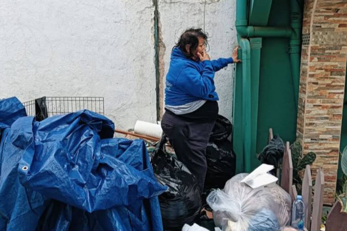Bienestar apoya a mujer que resultó afectada en incendio de Playas de Tijuana