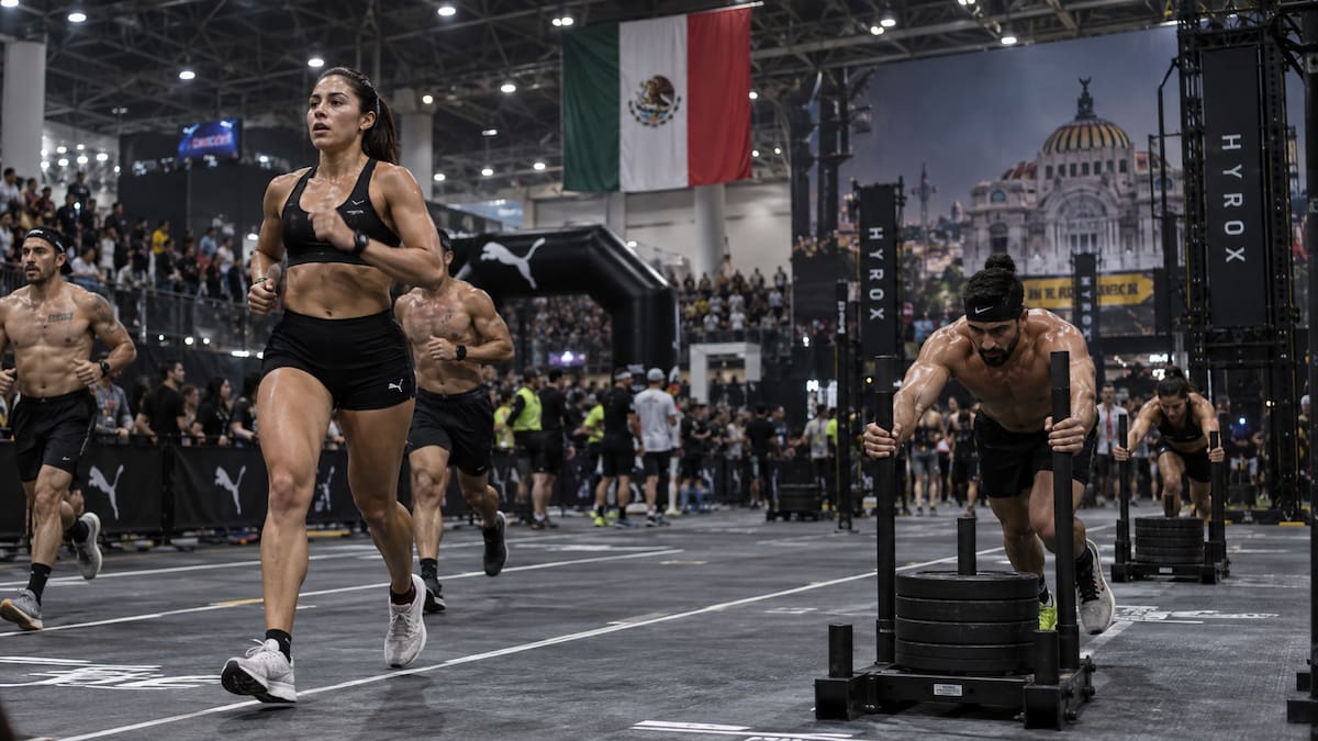 México forma parte del calendario internacional de HYROX, con competencias que reúnen a atletas de distintas categorías y niveles. (Foto: Imagen generada con IA)