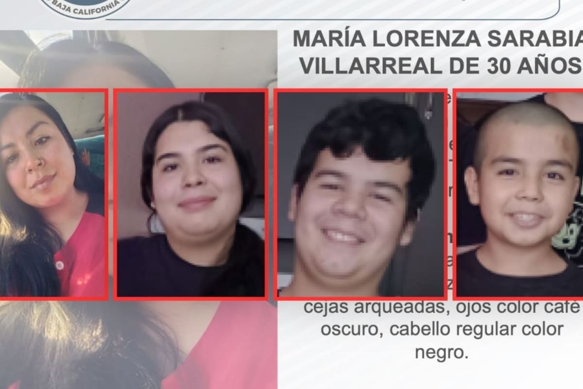 Se buscan María Lorenza Sarabia Villarreal de 30 años y sus hijos Miriam Alicia, Luis Fernando, y Pedro Abel