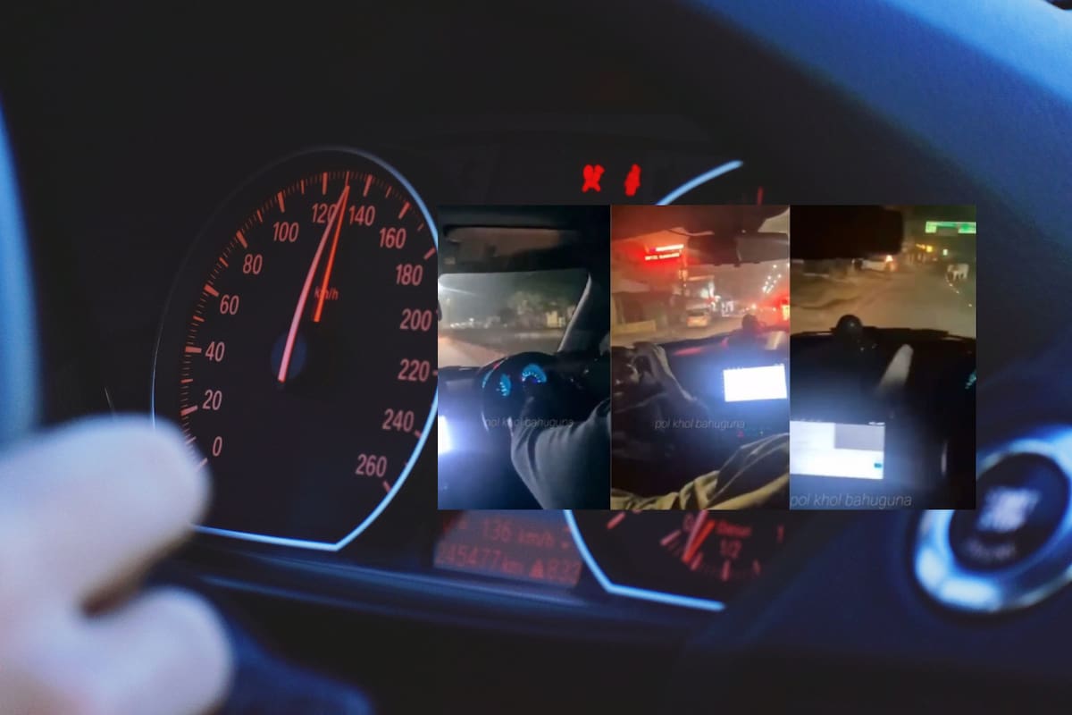 Por esquivar a una vaca, cuatro jóvenes que conducían a exceso de velocidad sufrieron un choque fatal; el momento quedó grabado en video