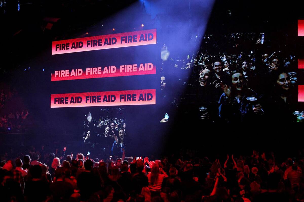 Artistas de 'FireAid' recaudan 100 millones de dólares para incendios en California