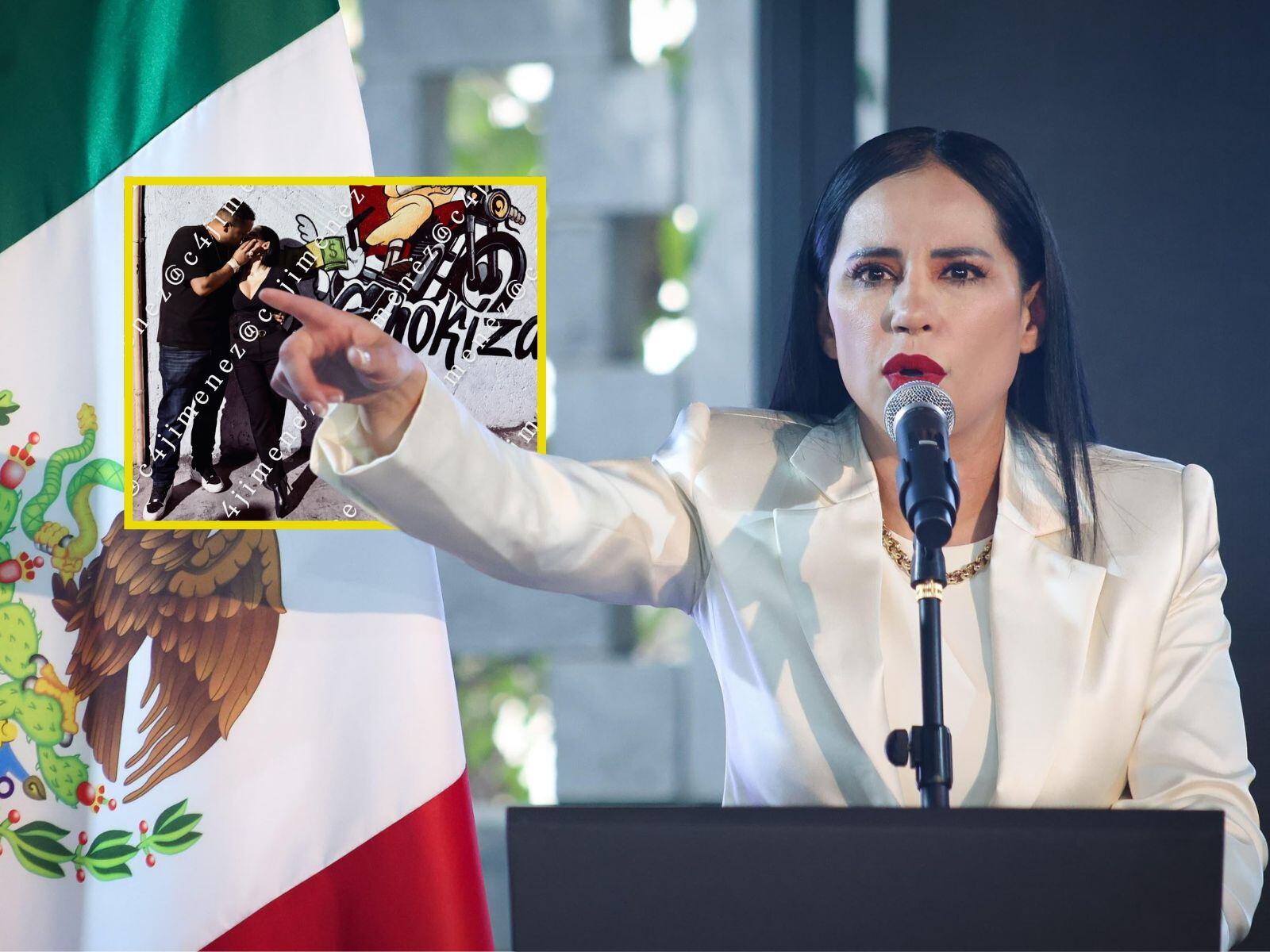 Sandra Cuevas responde a señalamientos por supuestos vínculos criminales tras la filtración de su foto besando al presunto líder de