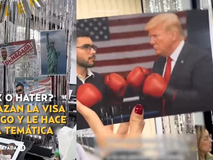 A joven le rechazan la visa y sus amigos de la oficina le organizan una fiesta para que no se sienta mal